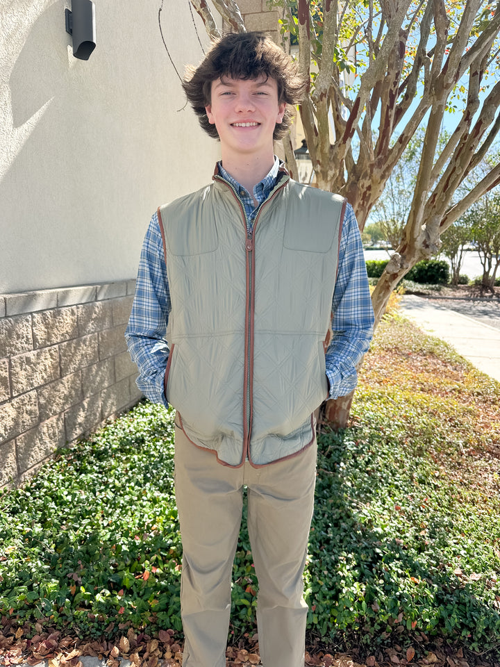 S. Casanova F25 Saddle Ridge Quilted Vest