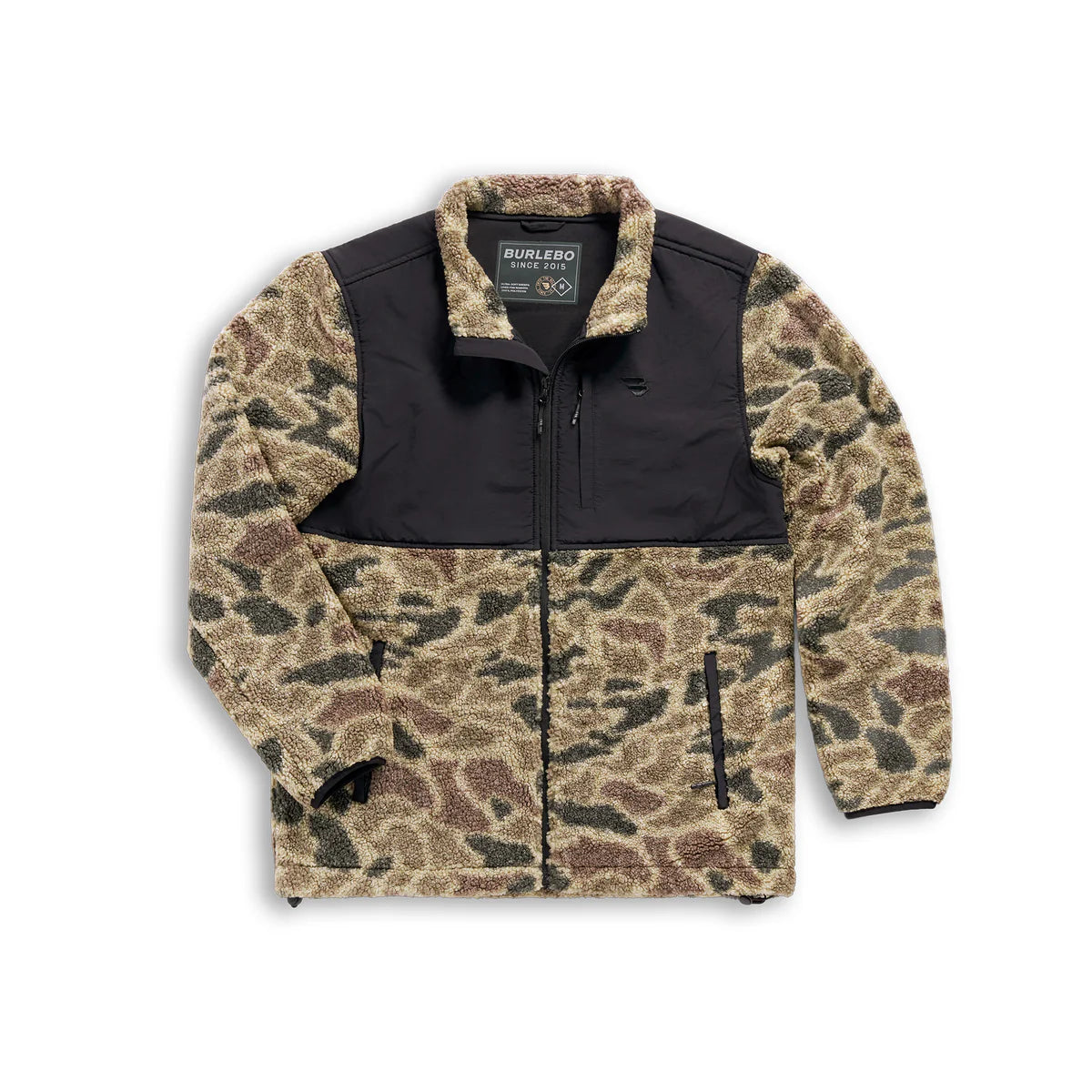 Burlebo Sherpa Full-Zip Jacket - Rocky Mountain Camo