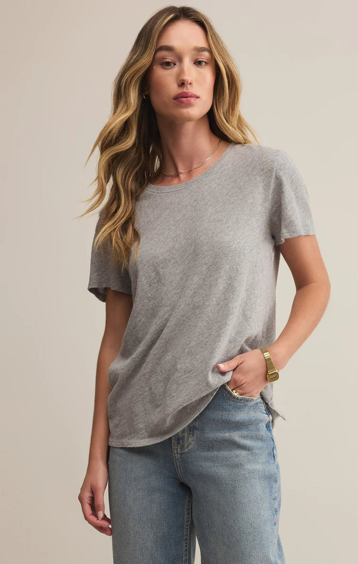 Foundation Slub Tee - Classic Heather Grey