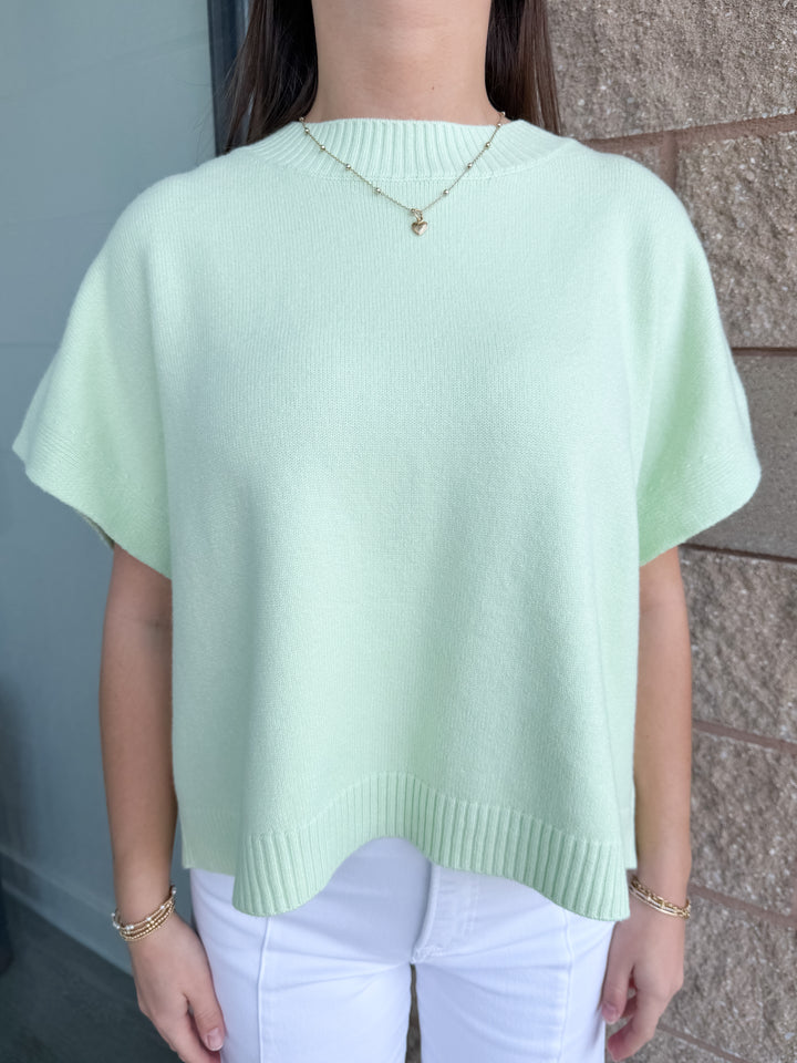 Miranda Sweater Top - Green