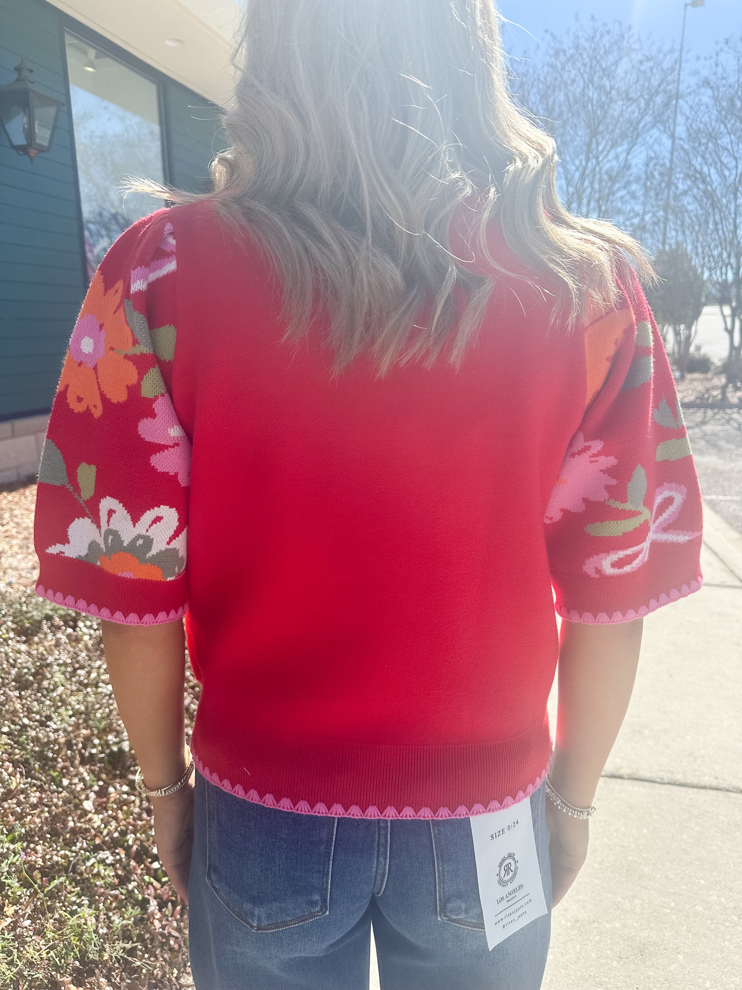 Rosalie Bloom Knit Top