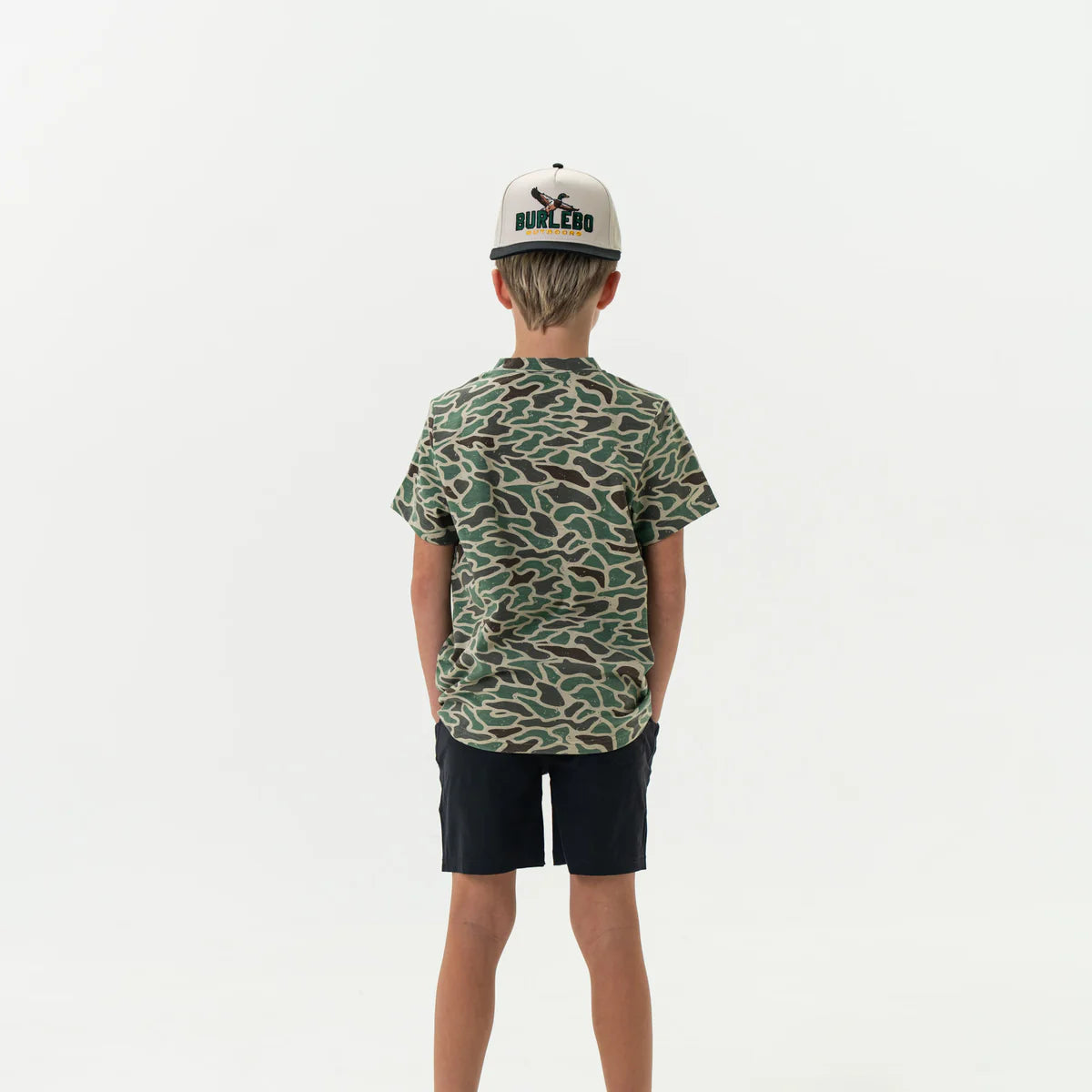 Burlebo Youth Retro Duck Camo S/S Tee - BURLEBO Duck