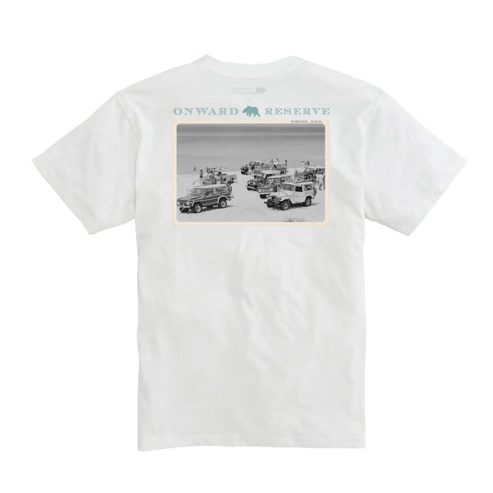 Onward Reserve Coasting Postcard S/S Pocket T-Shirt - White