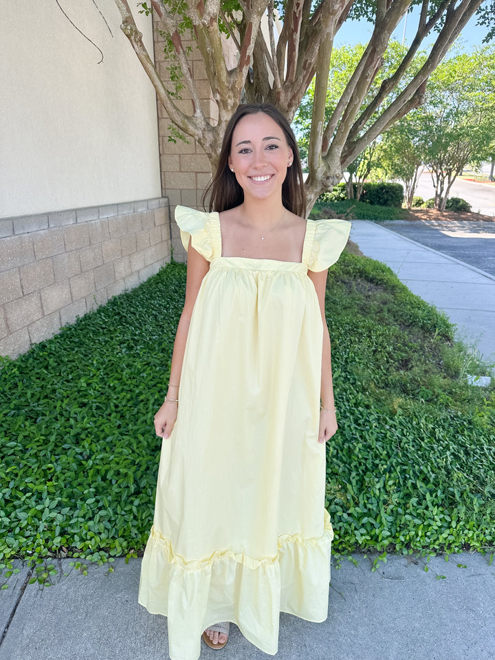 Caroline Cap Sleeve Midi