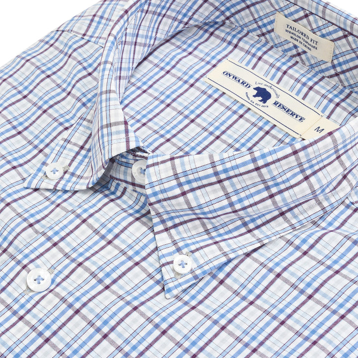 Onward Reserve Recoil Tailored Fit Performance Shirt - Plum