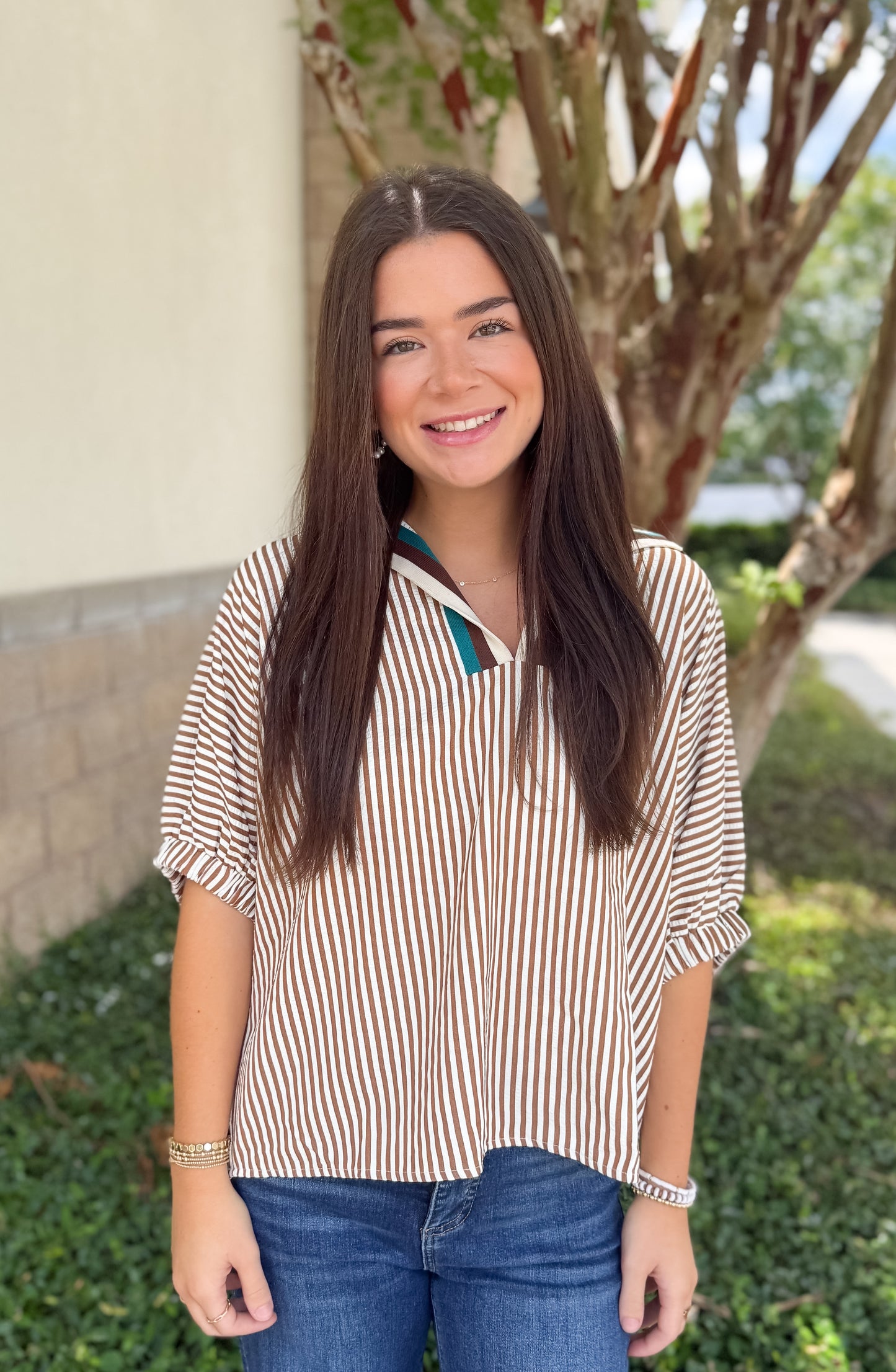 Steph Striped Top