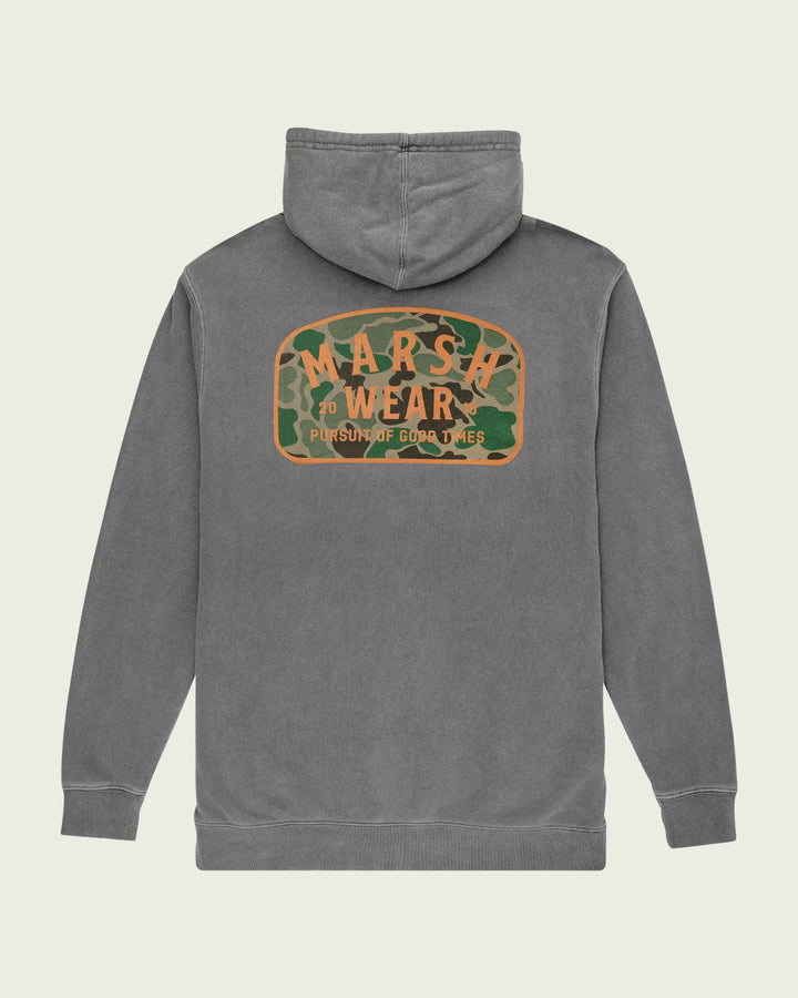 Marsh Wear Men’s Alton Camo Hoodie - Black