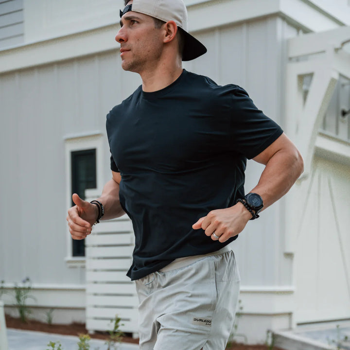 Burlebo Men’s Go To Tee - Midnight Black