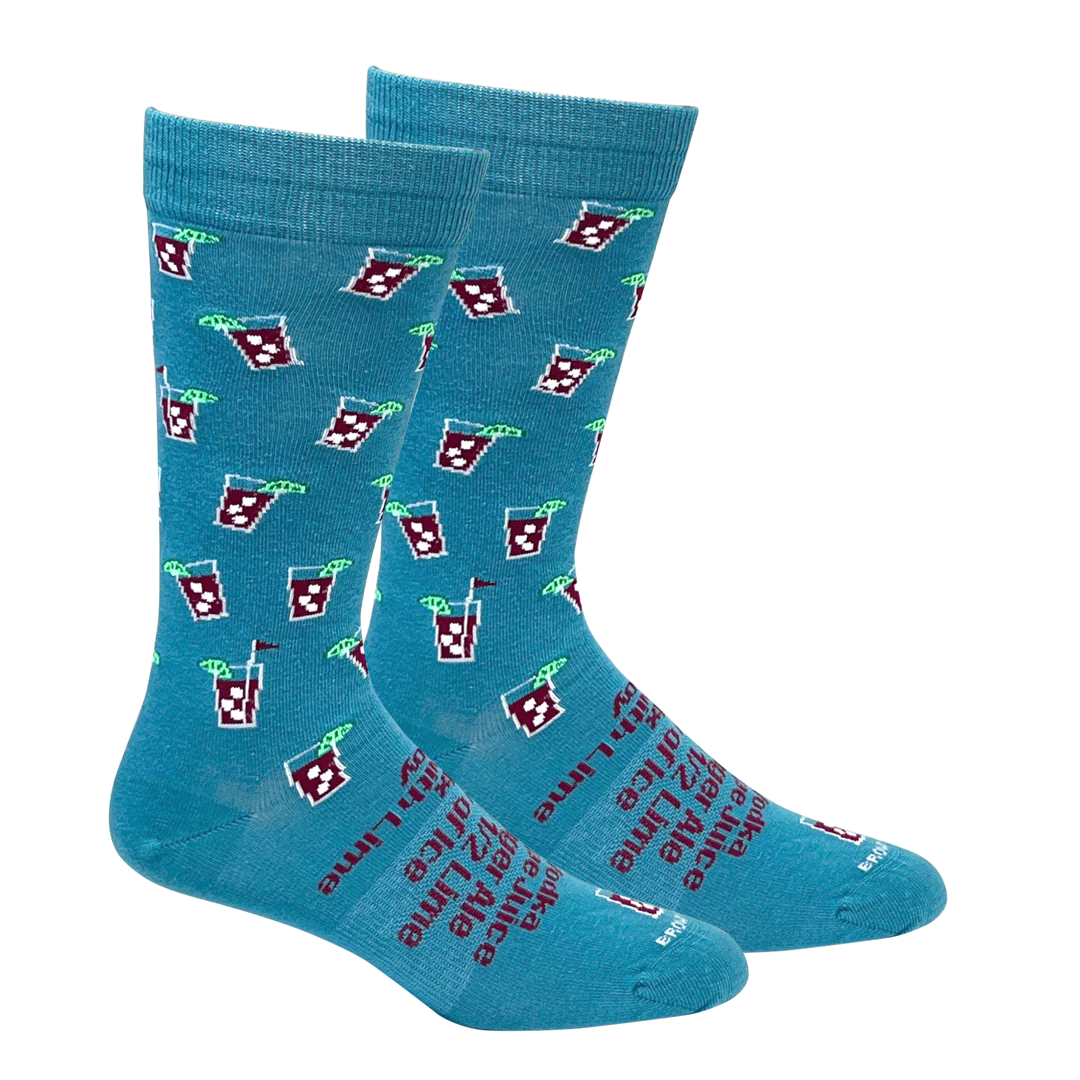 Brown Dog Socks - Transfusion Teal