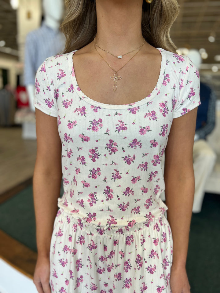 Flower Market Ditsy Tee