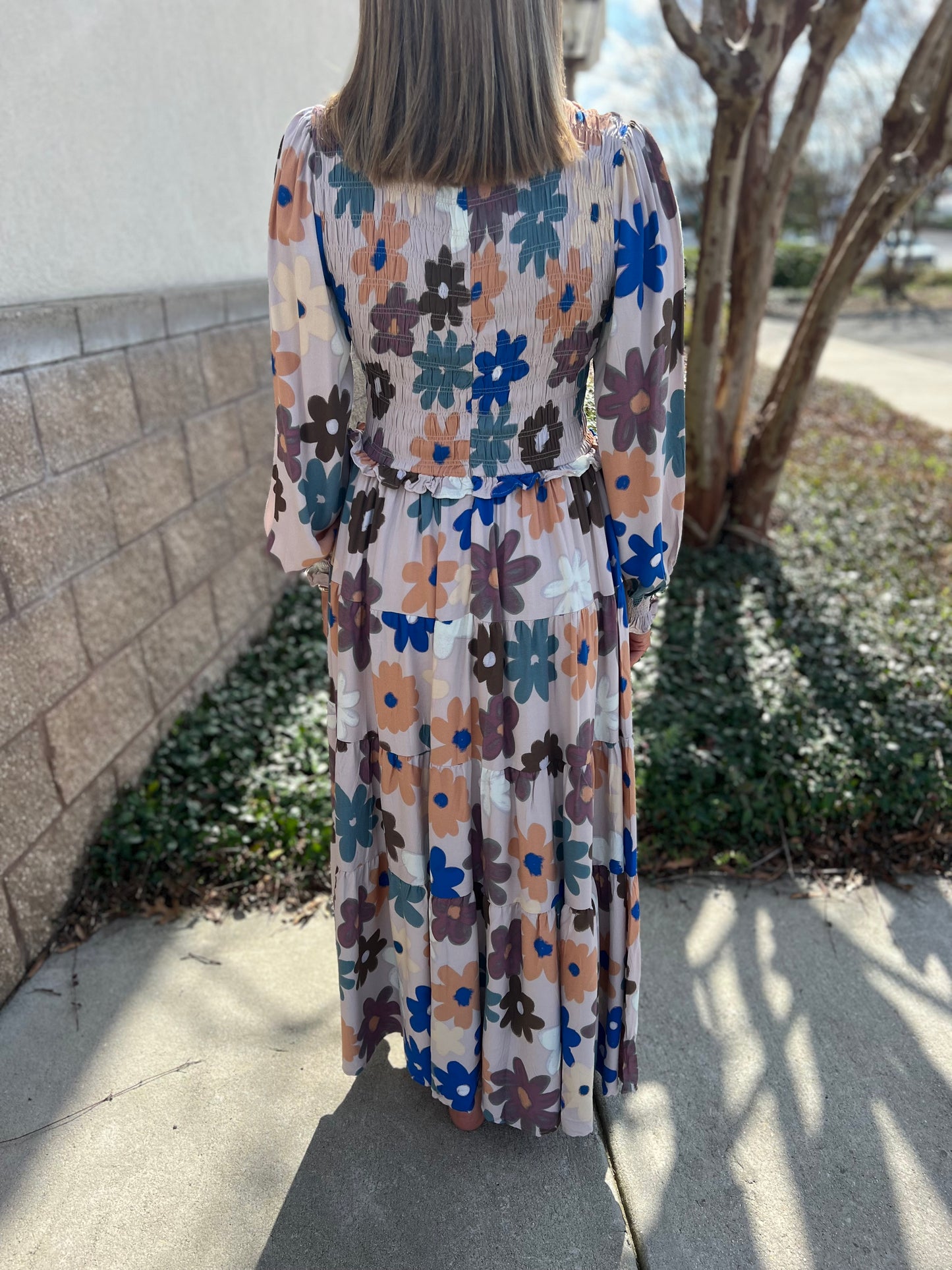 Tracy Smocked Maxi