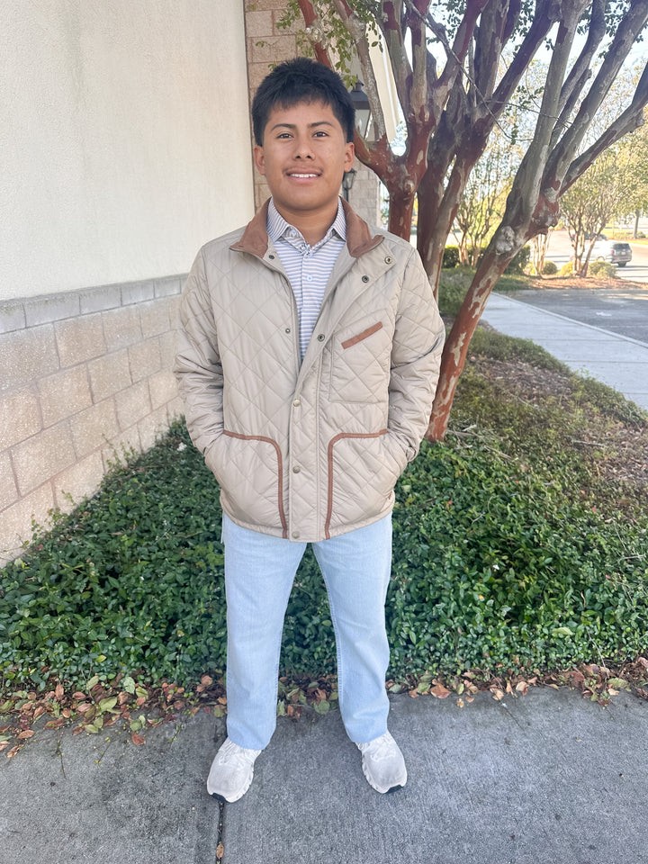 S. Casanova Huntsman Quilted Jacket - Scout