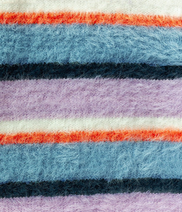 SSCO Women’s Crewneck Intarsia Sweater - Vivid Horizon