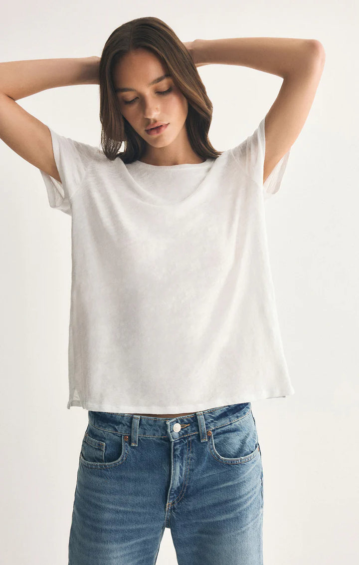 Foundation Slub Tee - White