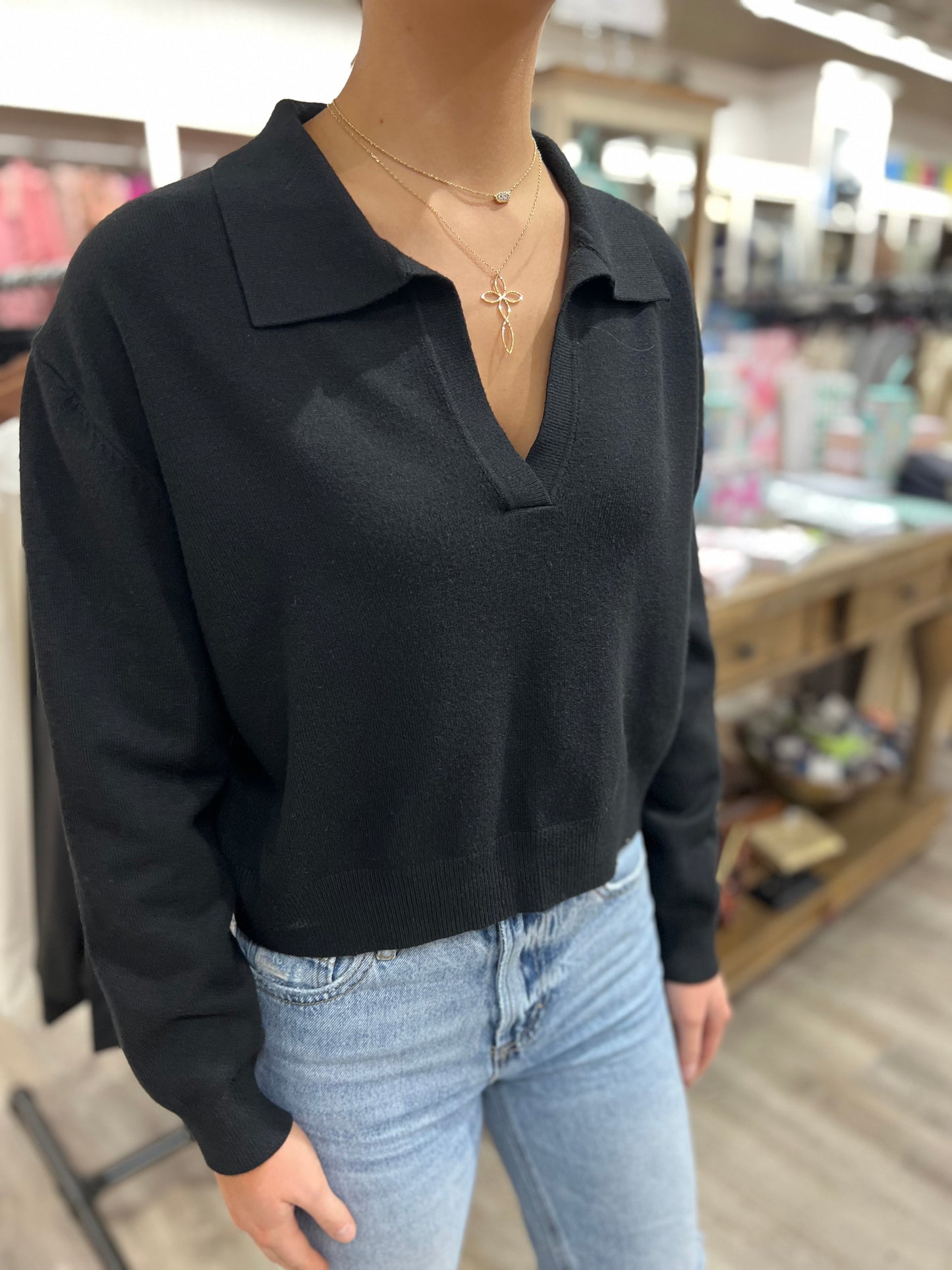 Charis Collared Sweater