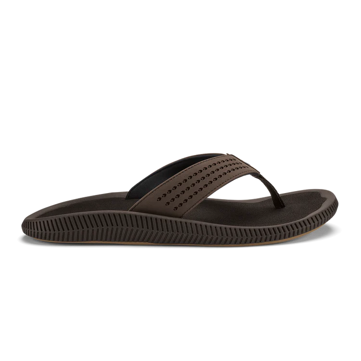 OluKai Men’s Ulele Water-Ready Beach Sandal - Dark Java|Dark Java
