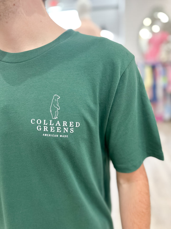 Collared Greens Field & Stream S/S T-Shirt - Forest Green