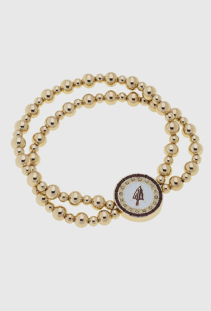 FSU Pave Stretch Bracelet