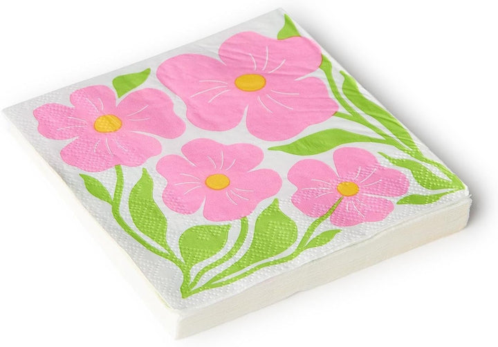 Two’s Company Cocktail Napkins 30 - Petal Pop
