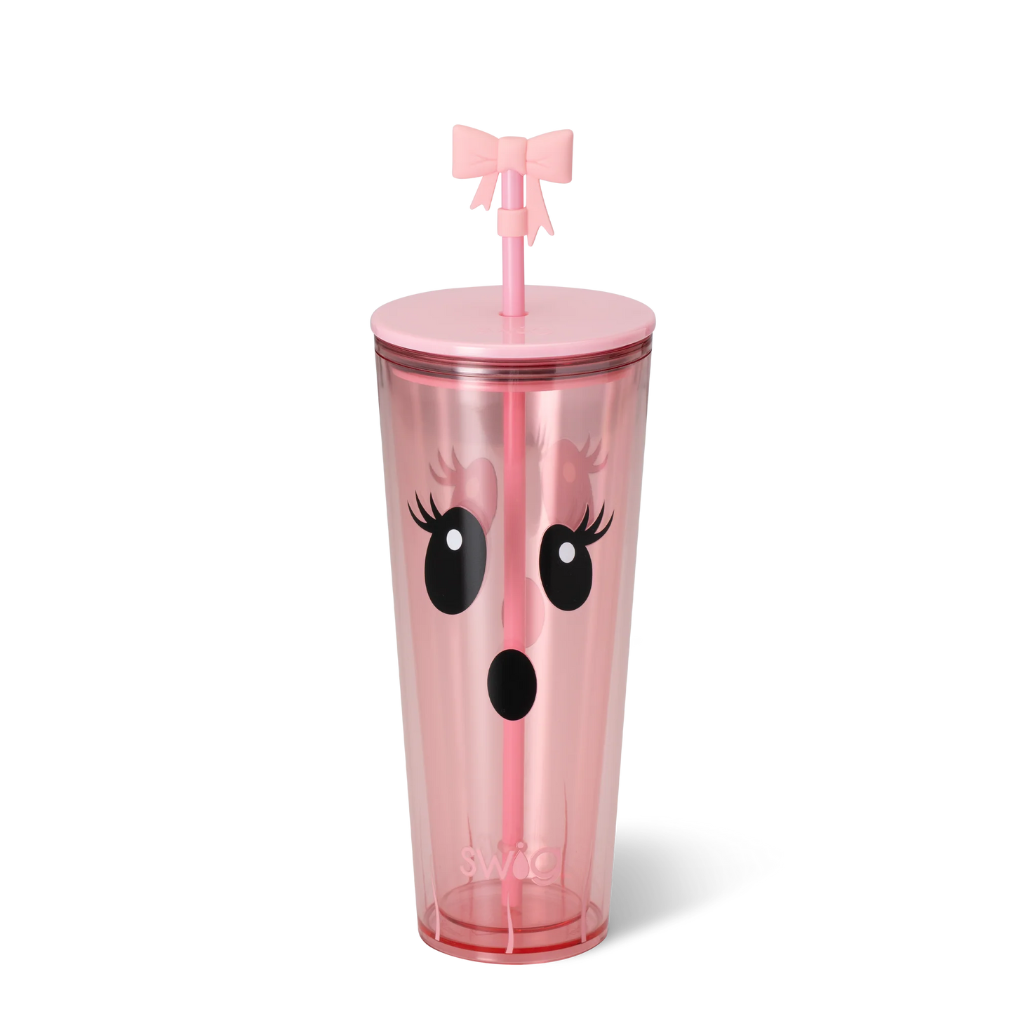 Swig Plastic Tumbler 24oz - Boo Crew Ghost