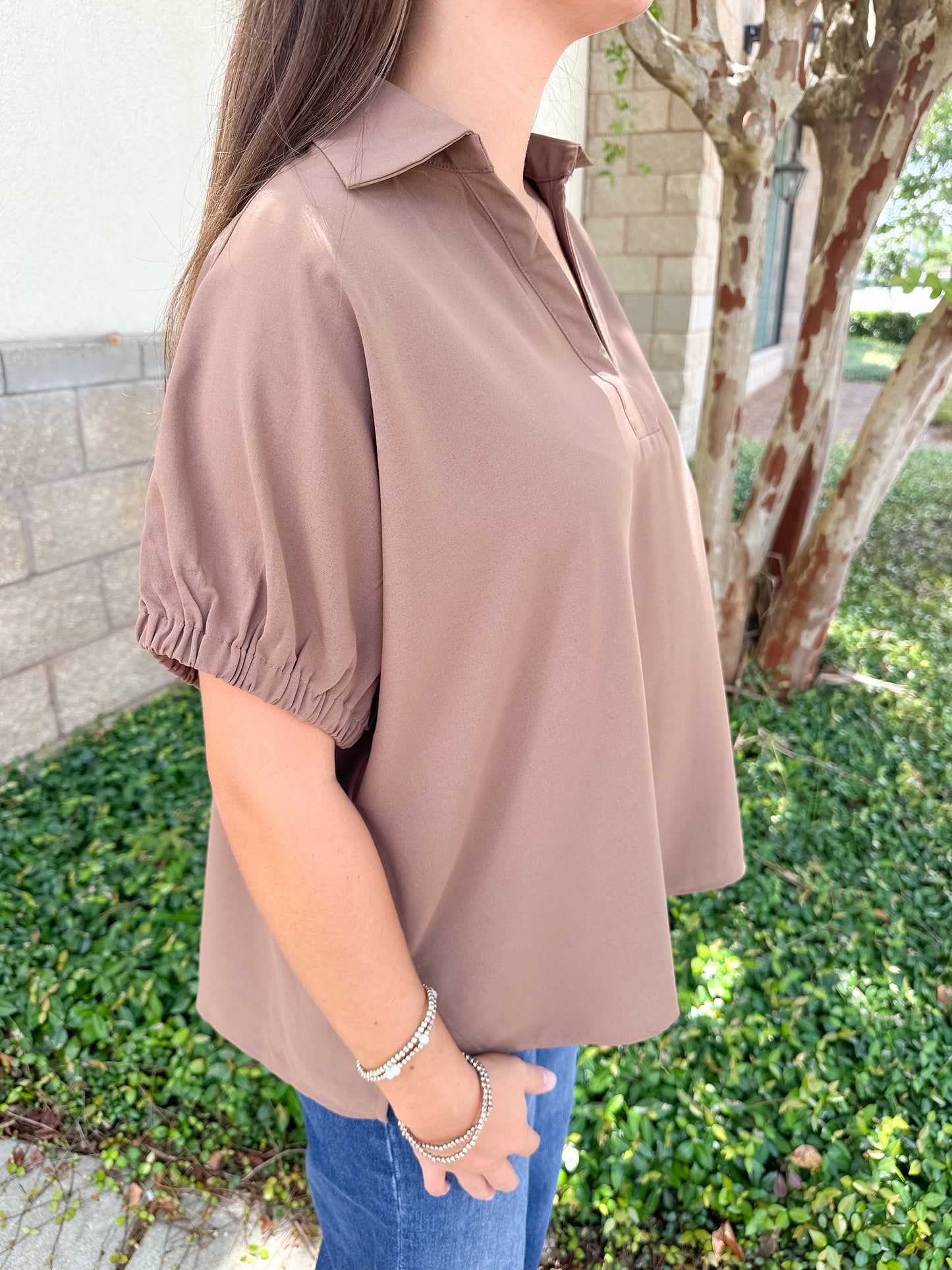 Poise Basic V-Neck Top