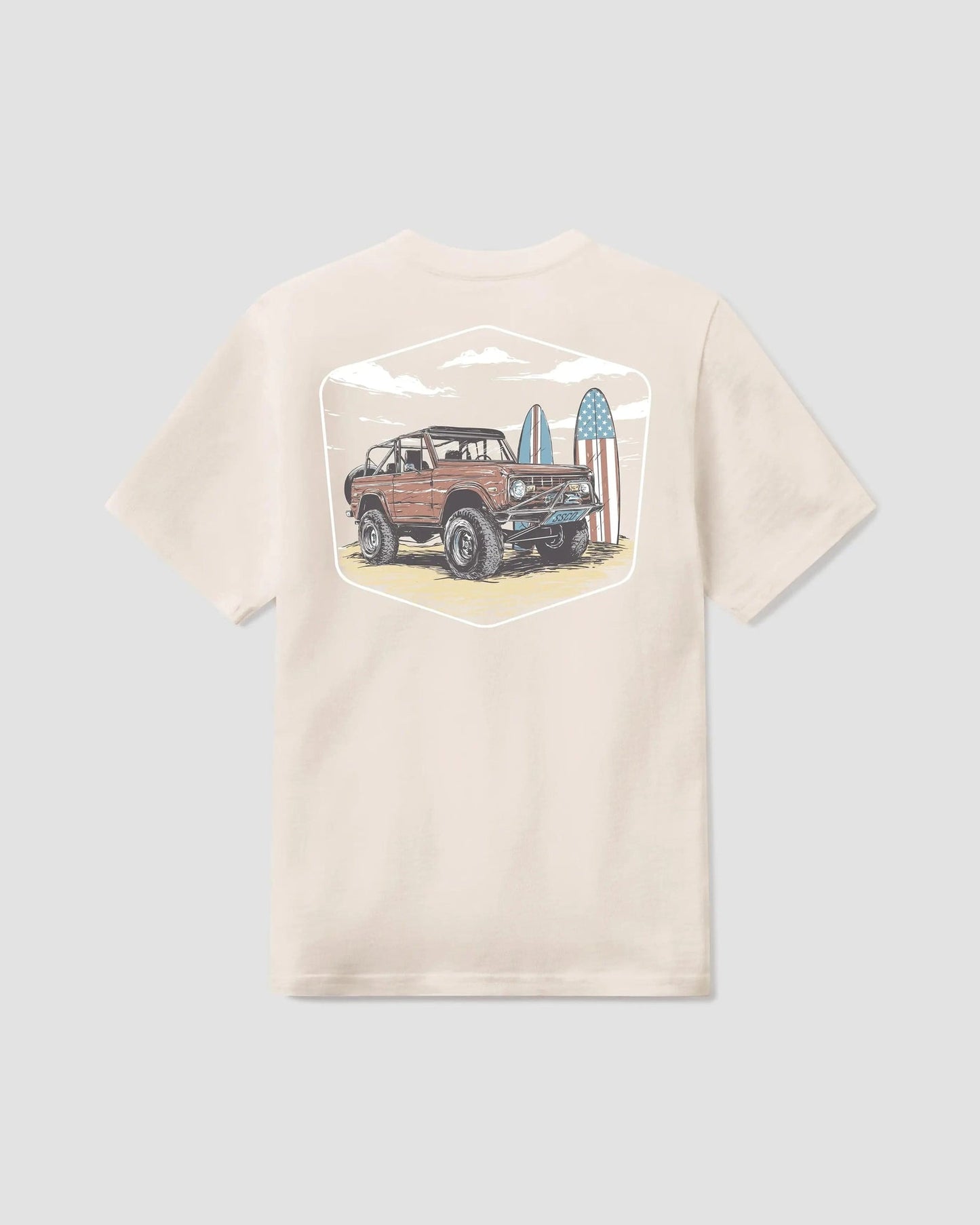 SSCO Youth Boy’s Swell Ride S/S Pocket T-Shirt - Taupe