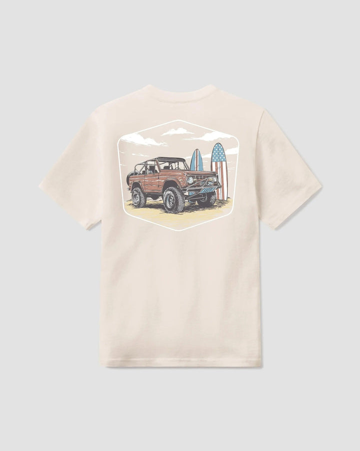 SSCO Youth Boy’s Swell Ride S/S Pocket T-Shirt - Taupe