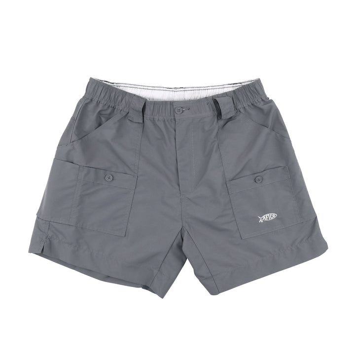 Aftco Men’s Original Fishing Short 6” - Charcoal
