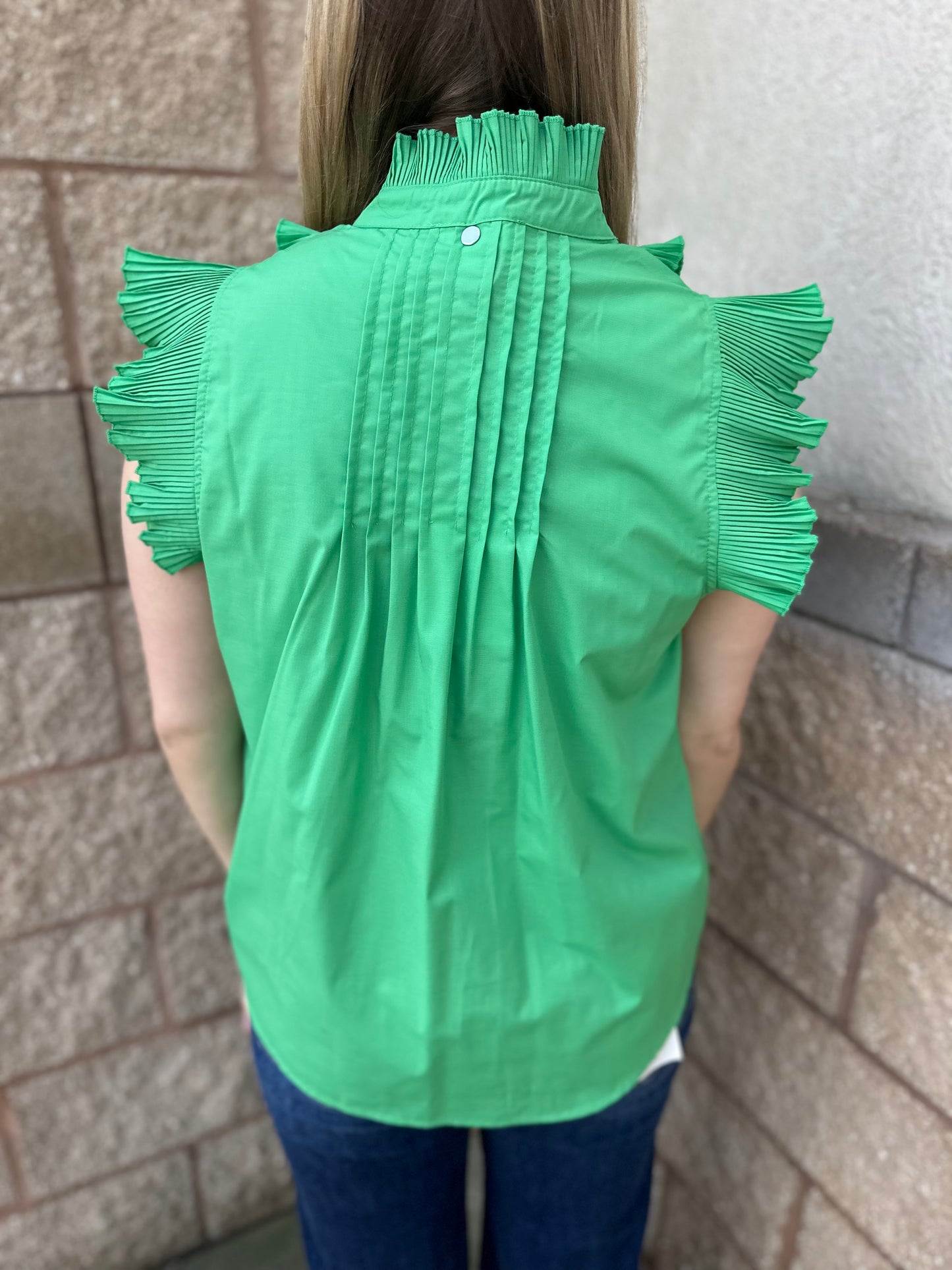 Victorian Ruffled Down Blouse