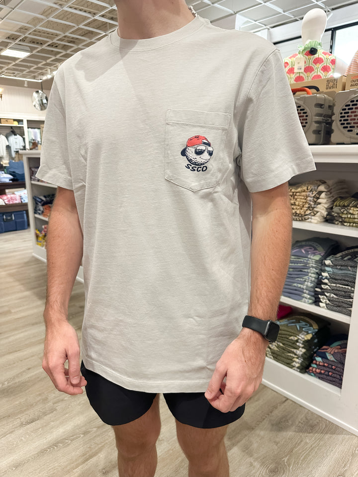 SSCO Men’s Full Send S/S Pocket T-Shirt - Oyster