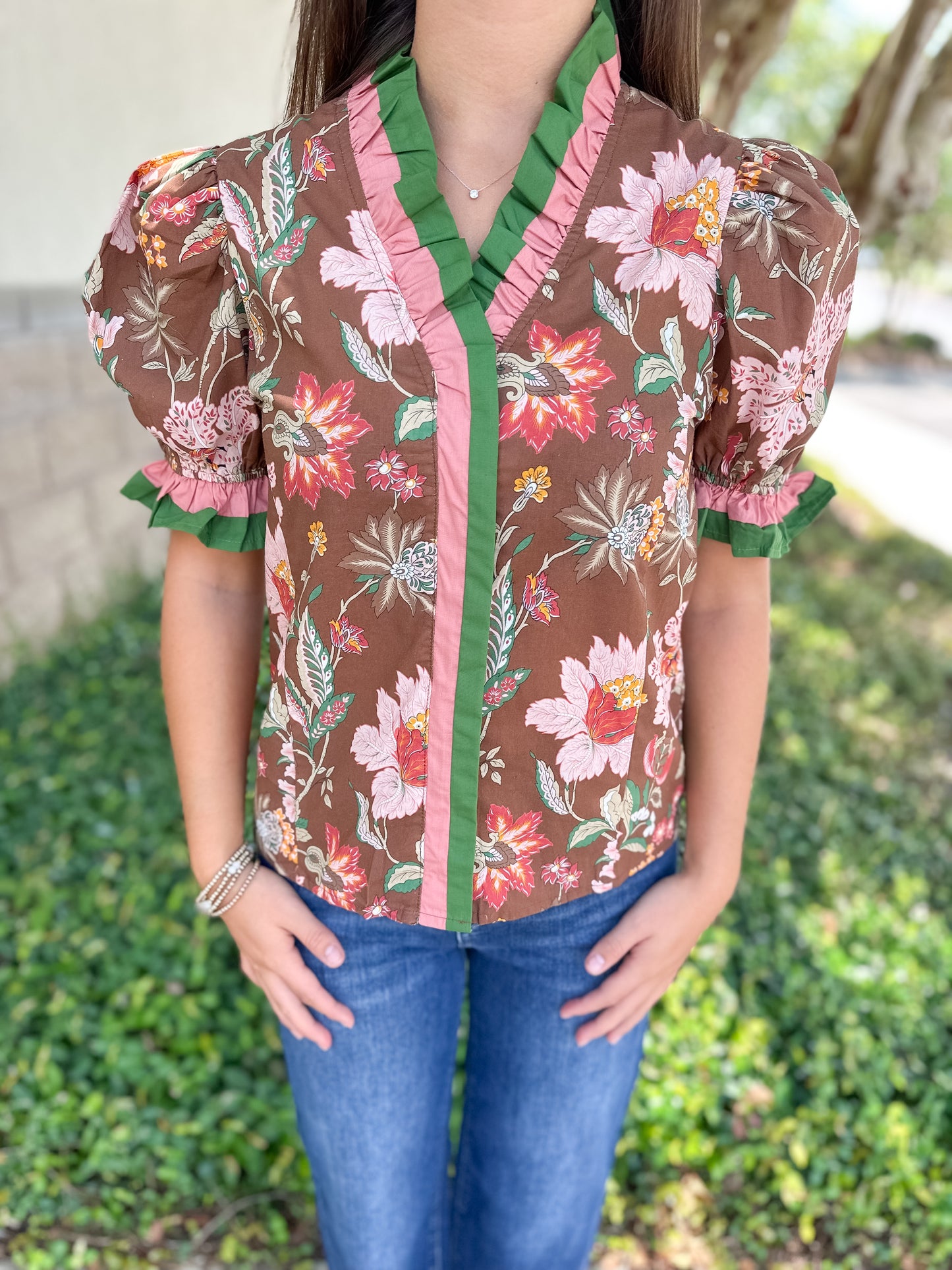 Jackie Floral Top