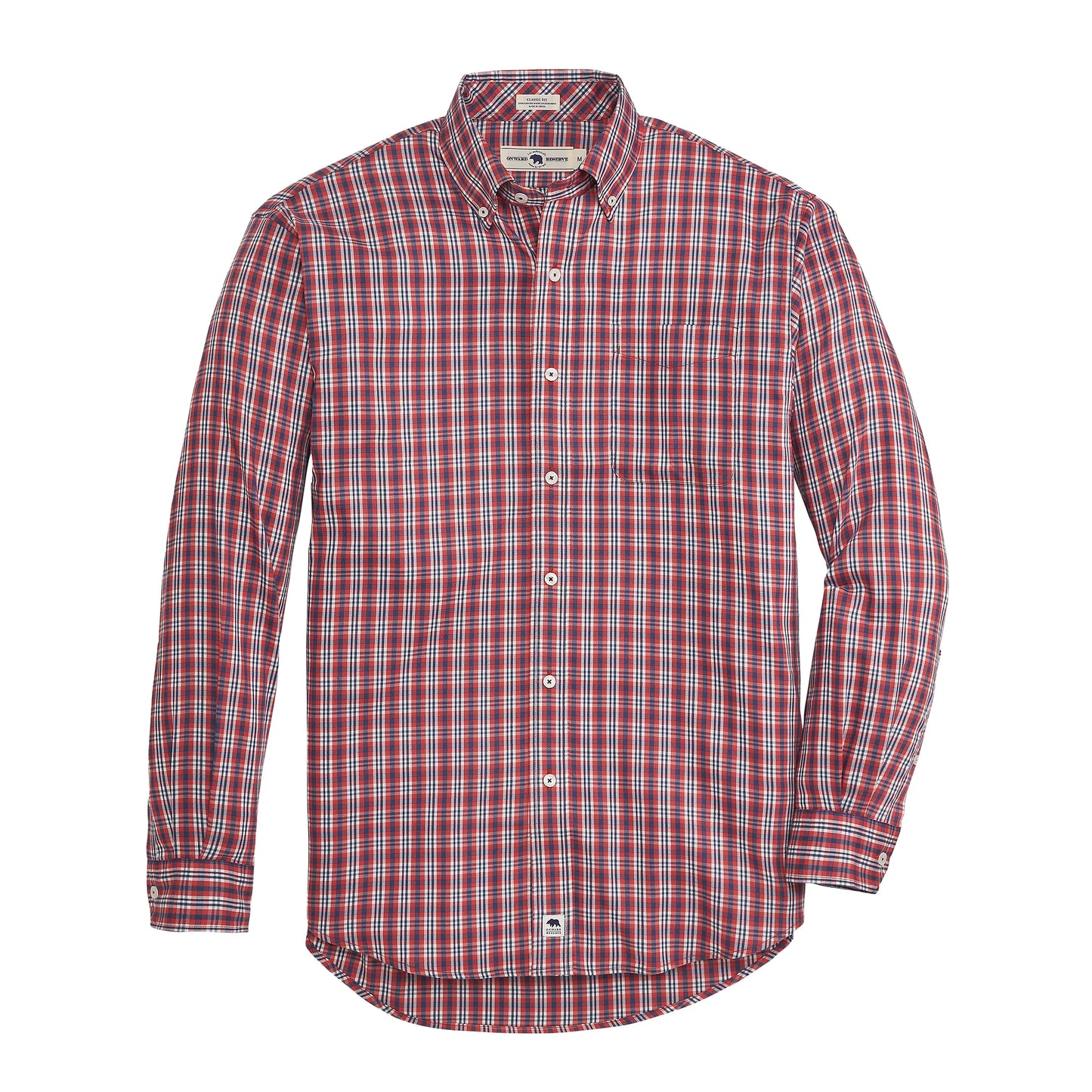 Onward Reserve Trigger Classic Fit Brushed Performance Twill - Sundried Tomato