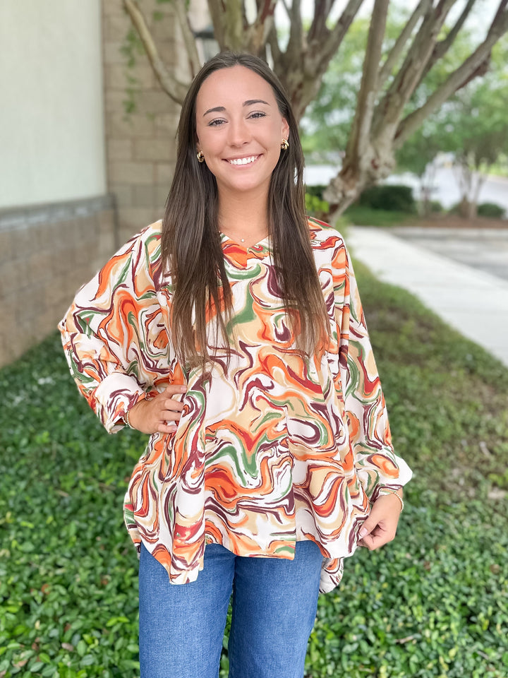 Janet Watercolors Top