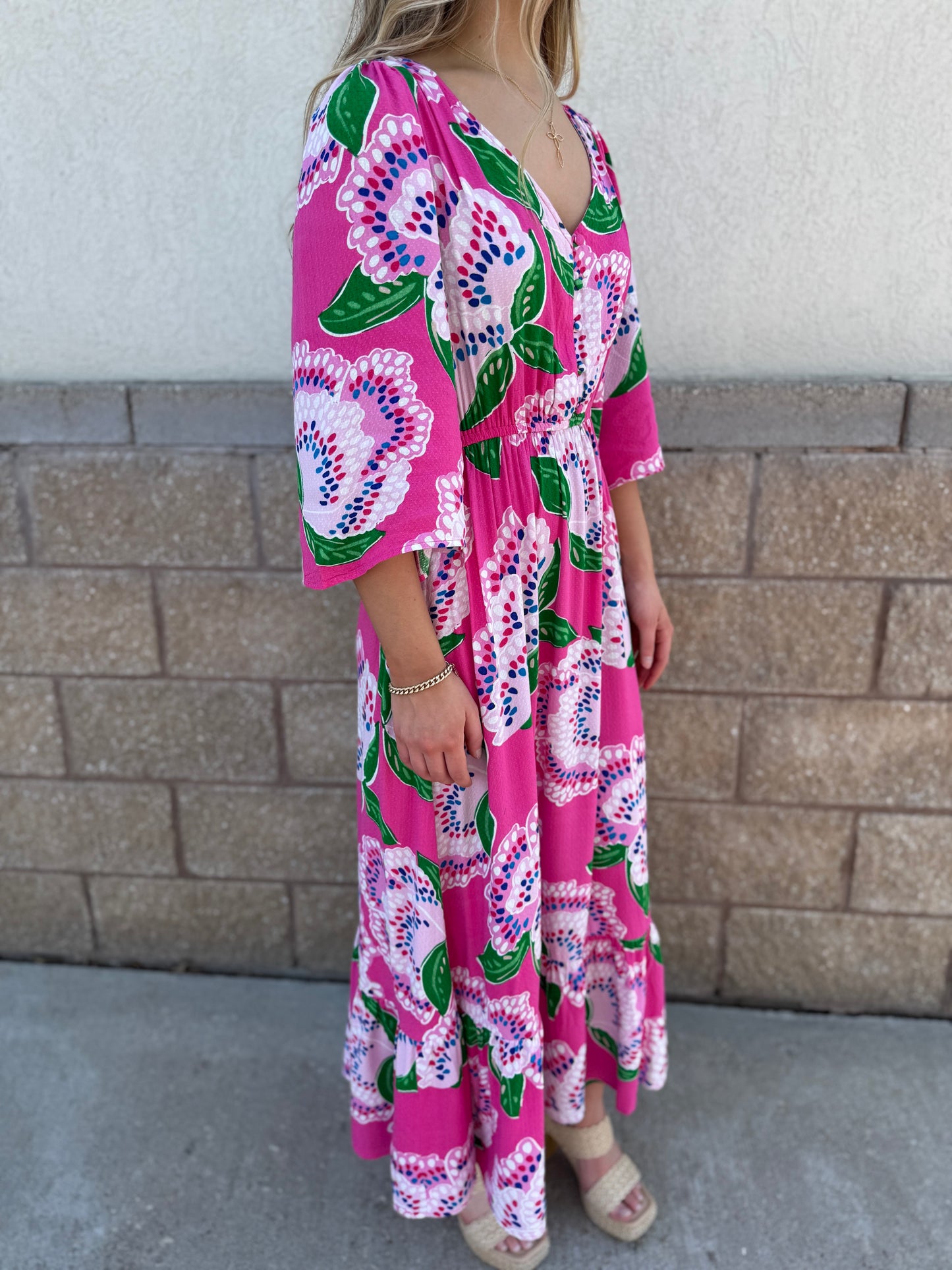Melissa Dress - Petal Tango Pink