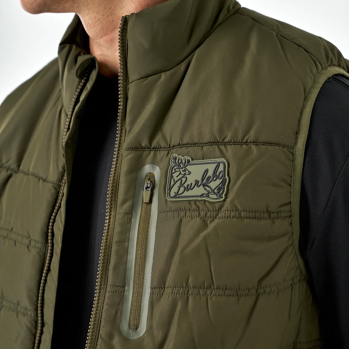 Burlebo Puffer Vest - Mallard Green