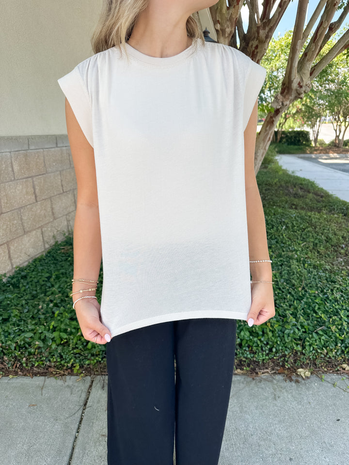 Whisper Knit Top - Crystal