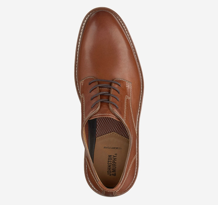 Johnson & Murphy Upton Leather Sneaker - Tan Full Grain