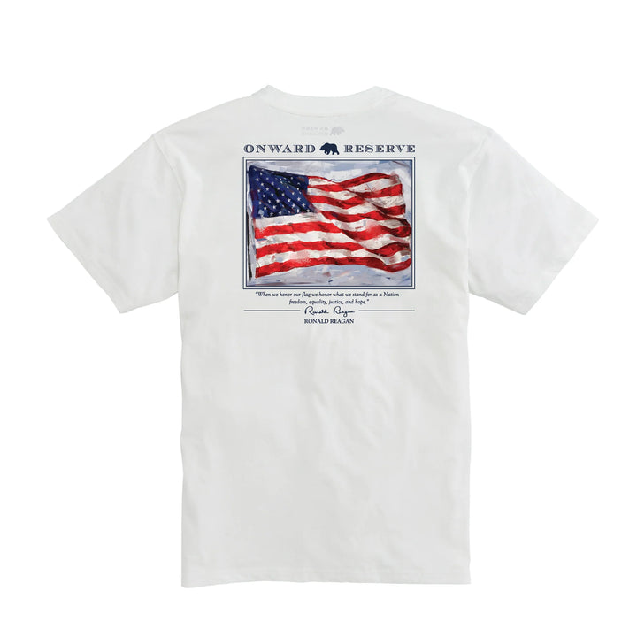Onward Reserve Old Glory S/S Tee - White