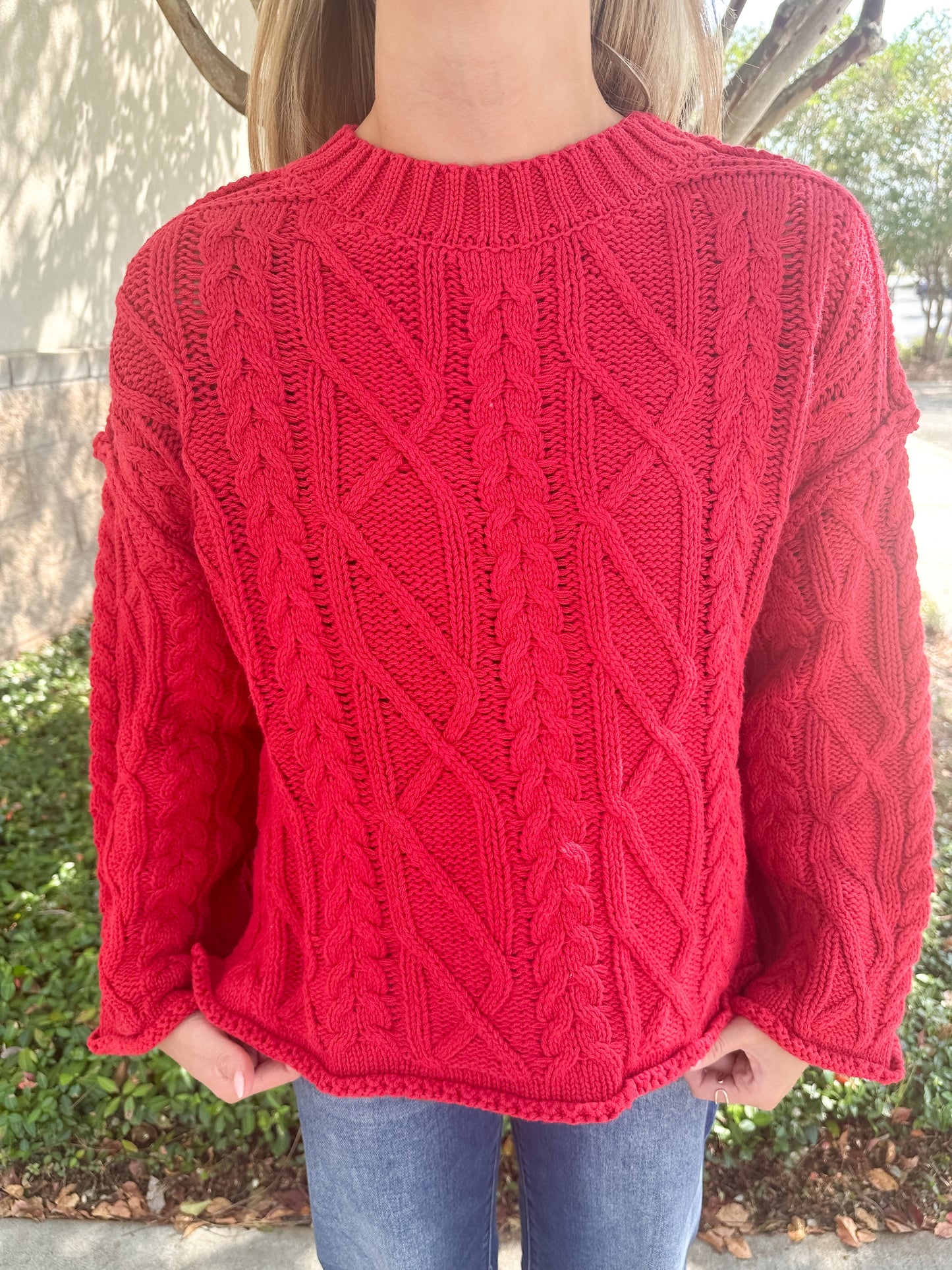 Amber Cable Knit Sweater