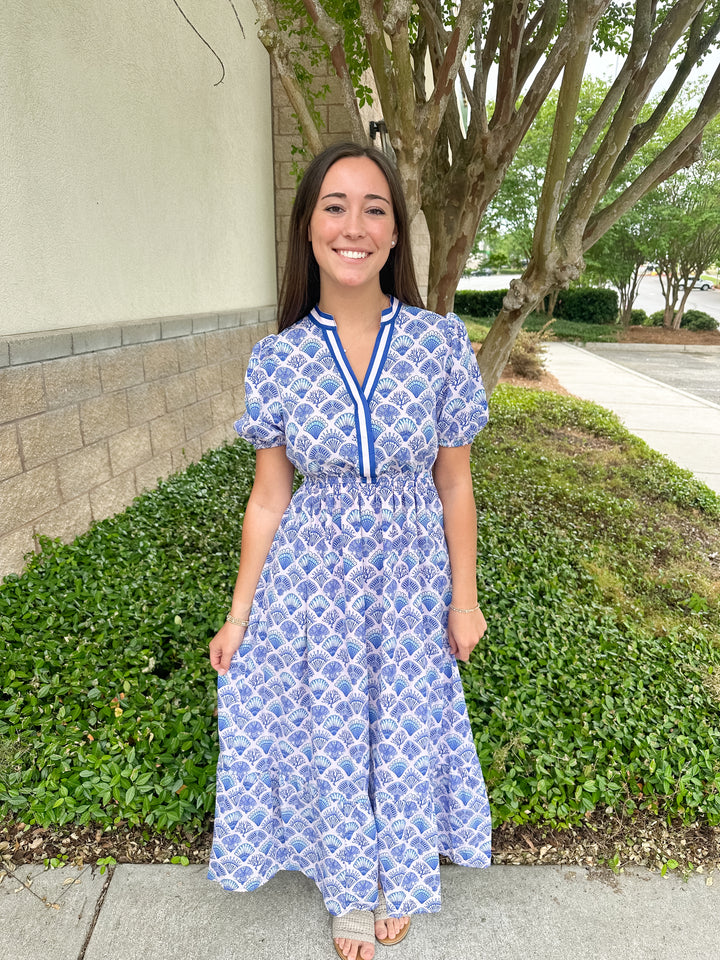 Prim Shells Maxi Dress