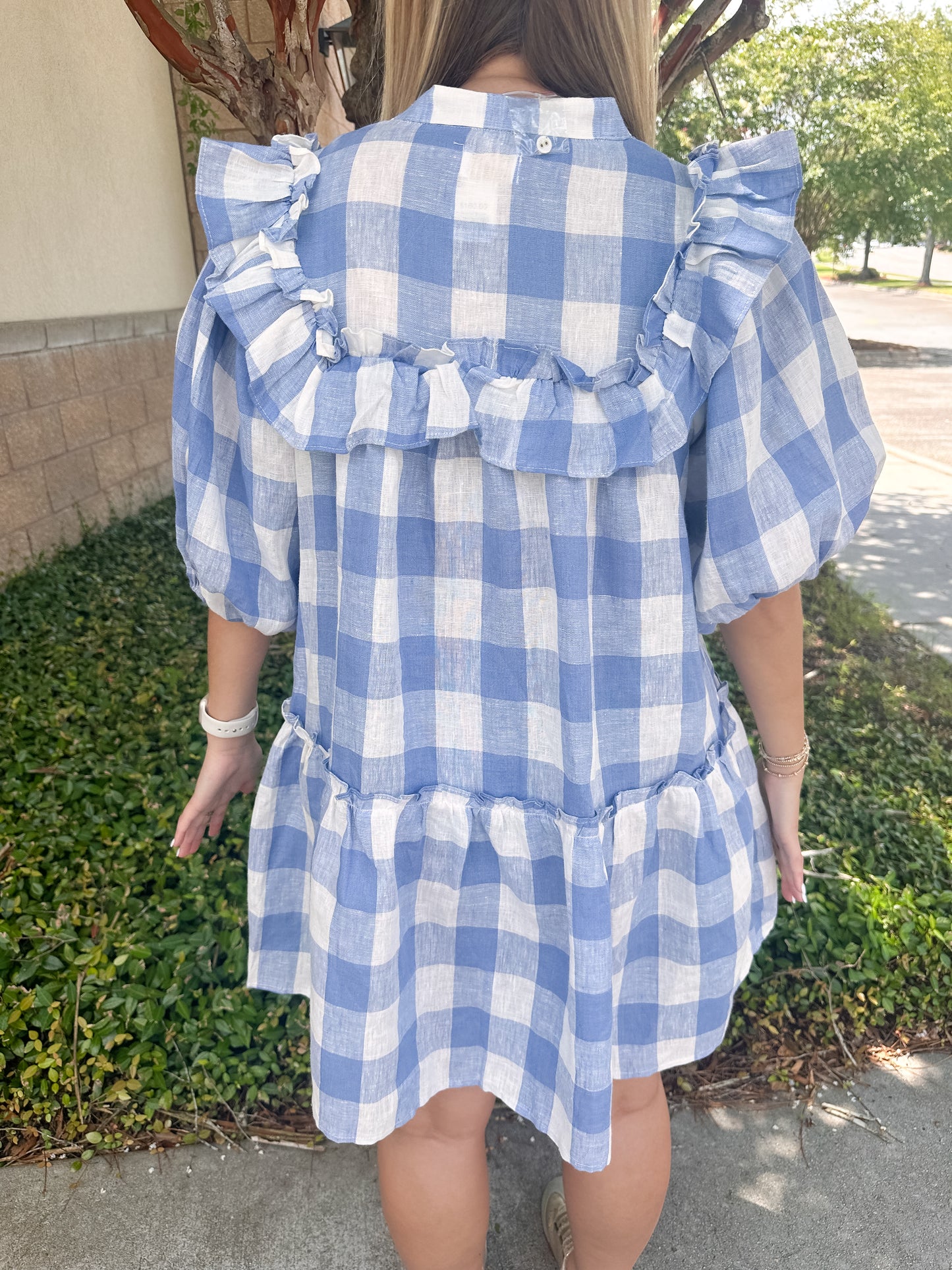 Buffalo Ruffle Mini Dress