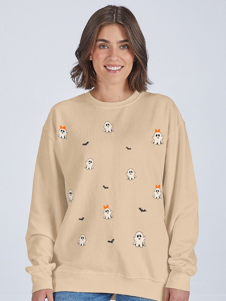 Simply Ghost Crewneck - Sand