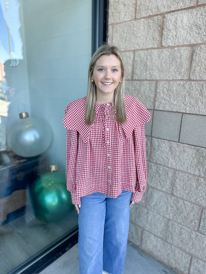 Madelyn Gingham Top