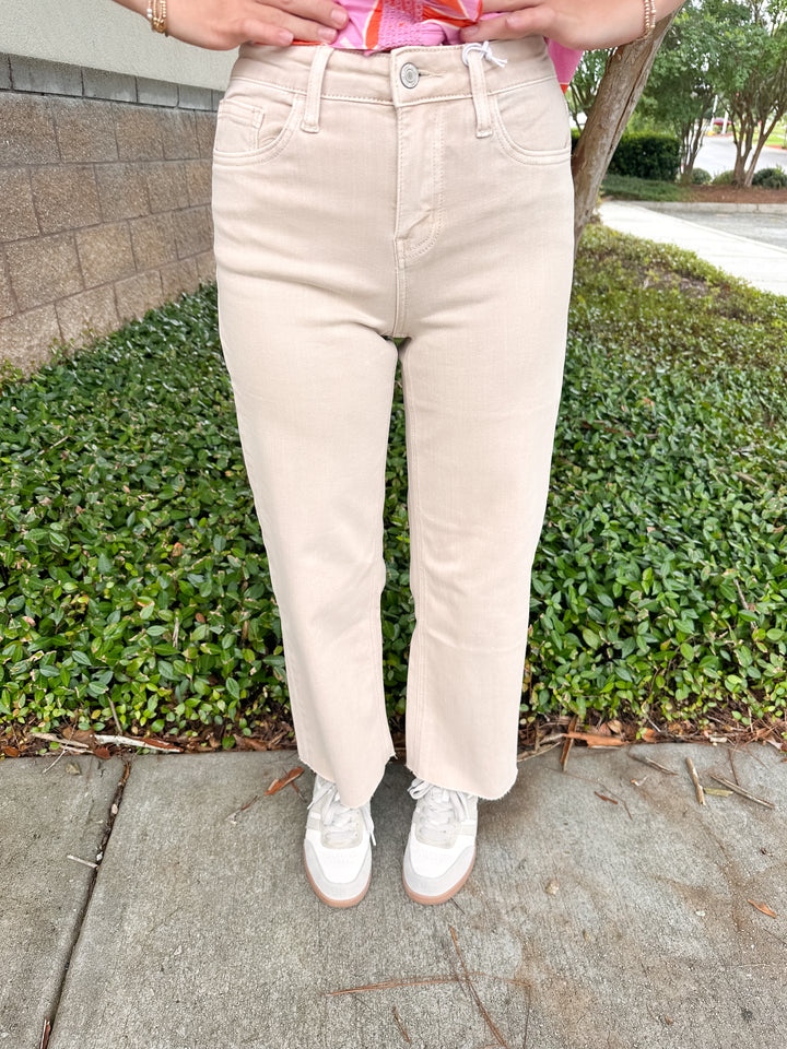 Vervet Olivia Jeans - Swan