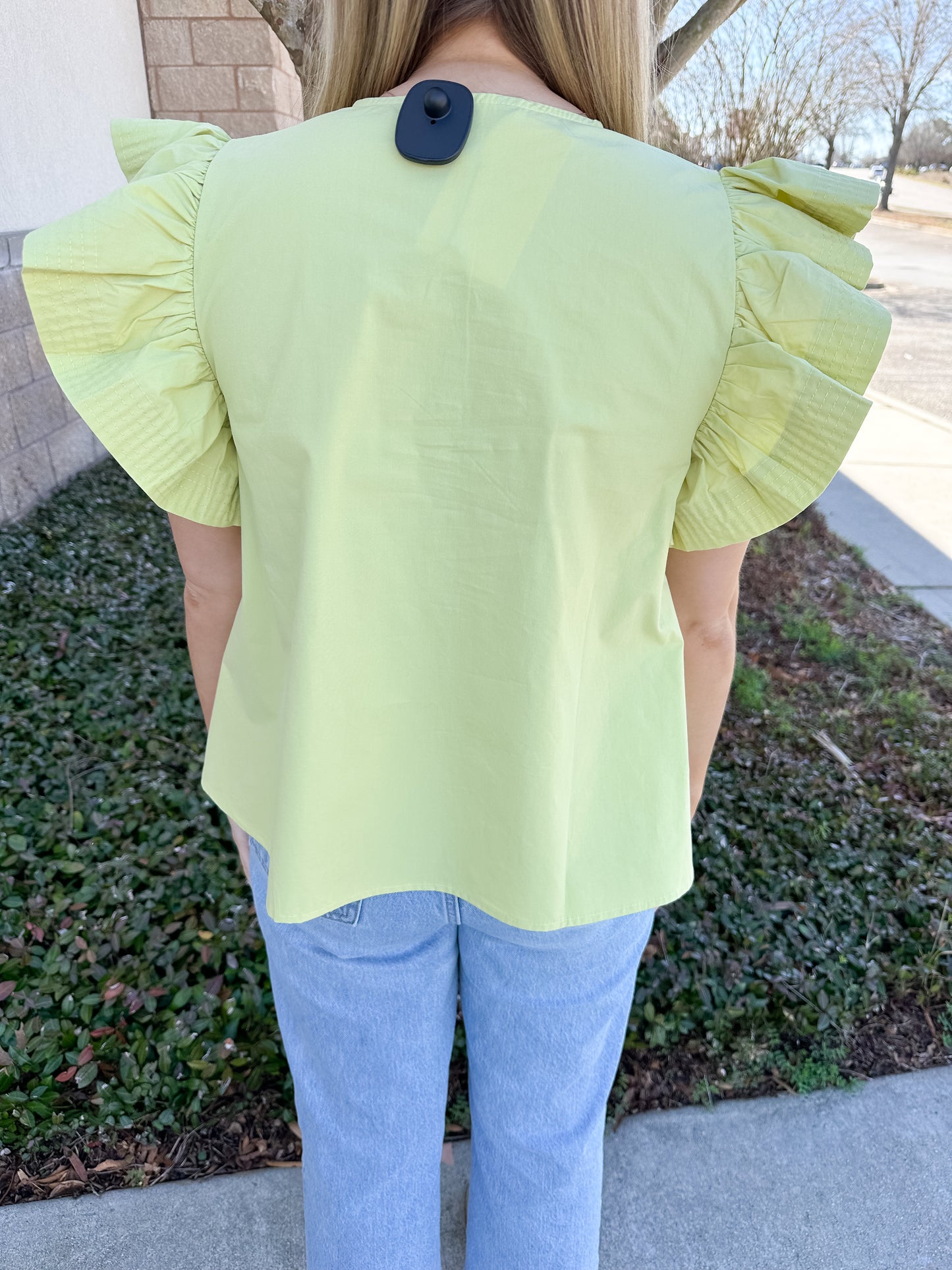 San Diego Top - Lime