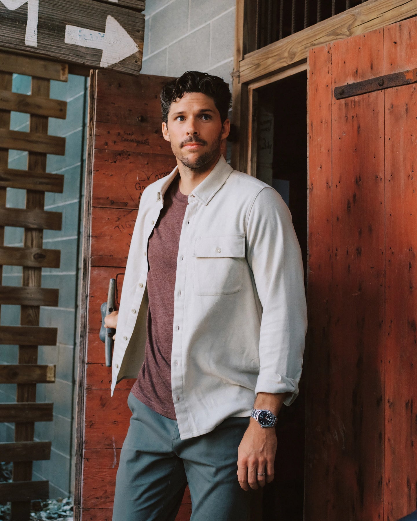 FreeFly Men’s Seawool Flannel Shirt - Sandstone