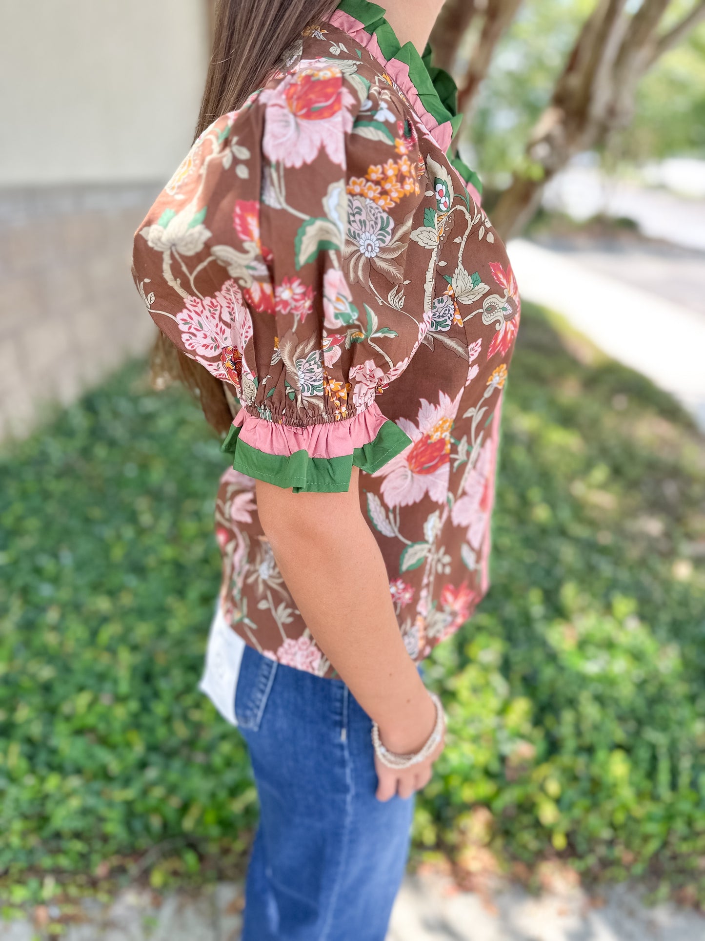 Jackie Floral Top