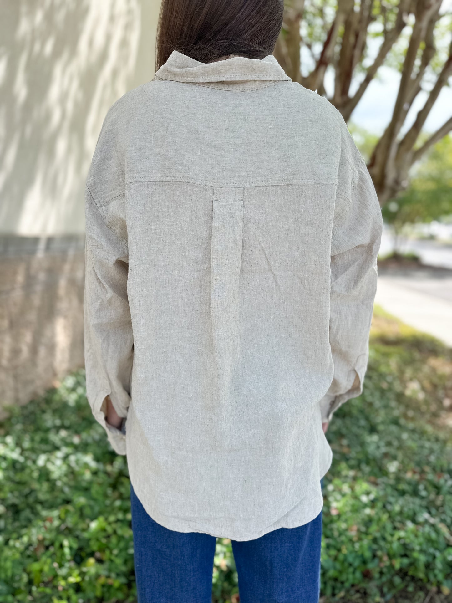 Alfie Button Up Shirt - Flax