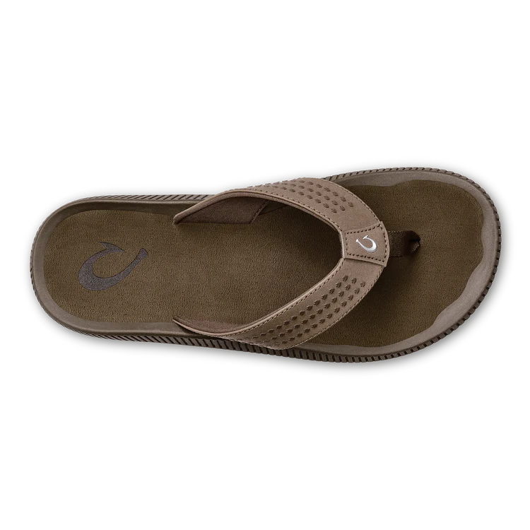 OluKai Men’s Ulele Water-Ready Beach Sandal - Mustang|Mustang