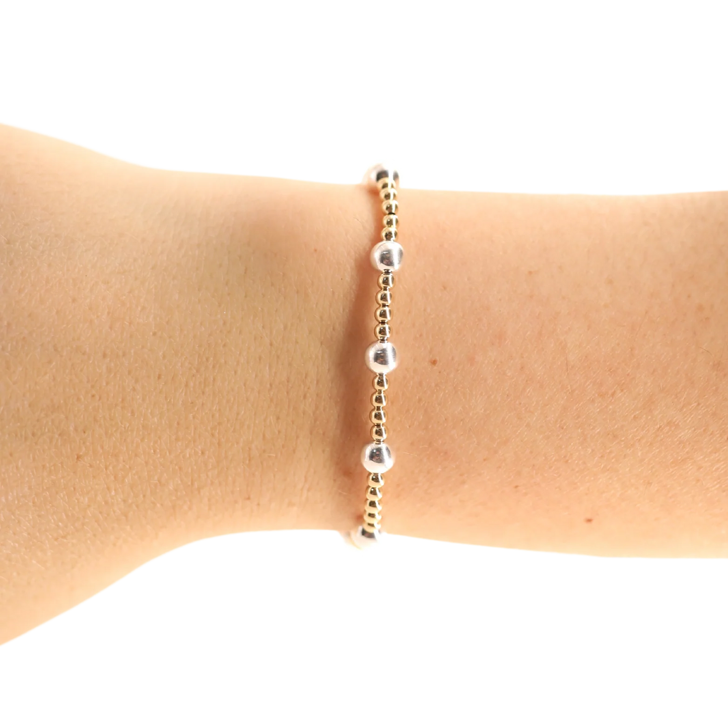 Beaded Blondes Lively - Gold with Silver